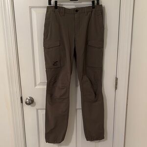 RevolutionRace: Men's Brown Cargo Hiking Sports Pants 31-32